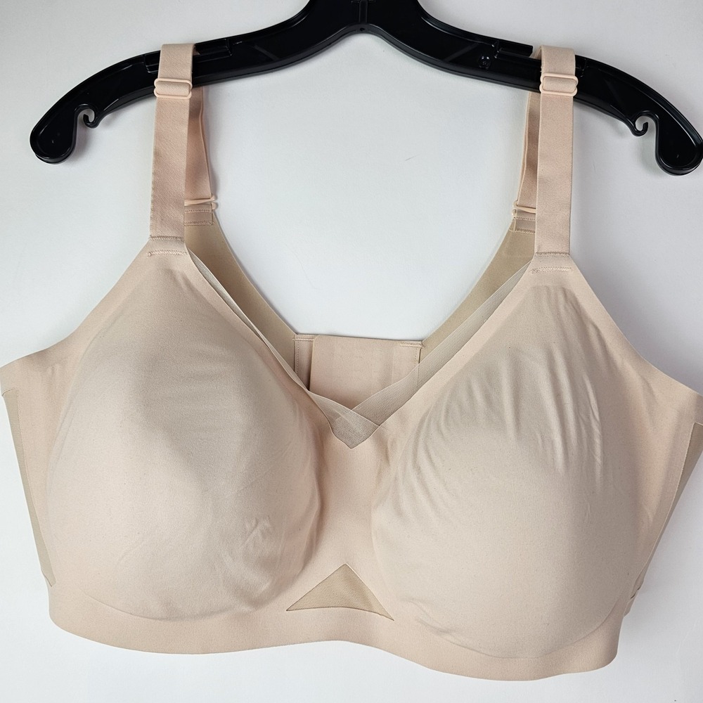 Honeylove‎ SoftForm Bra, Beige Nude Size 2X Minimalist Comfort Wireless